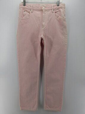 Isabel Marant Etoile Jeans 38 Straight Denim Pants Preppy Cotton